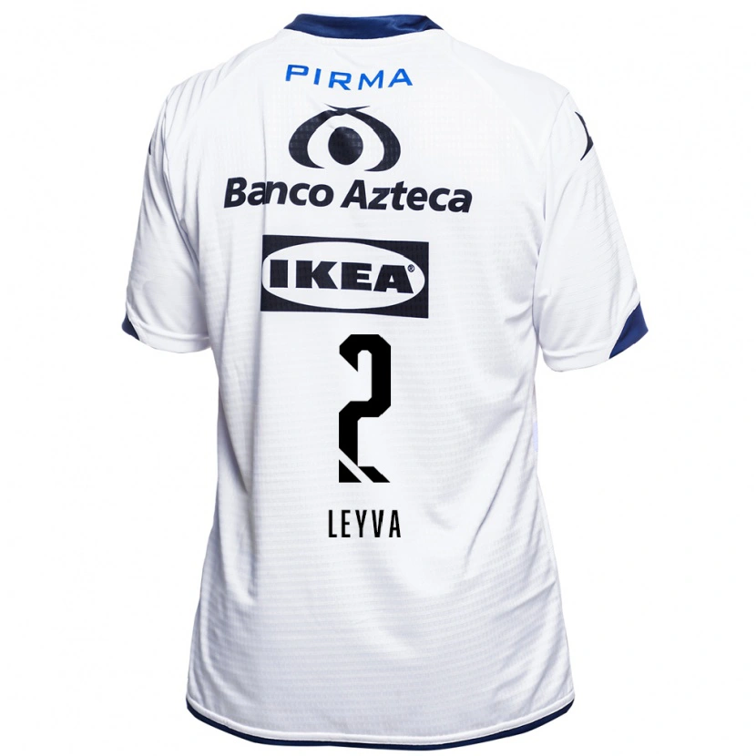 Danxen Barn Ángel Leyva #2 Vit Svart Blå Hemmatröja Matchtröjor 2026/27 Tröjor T-Tröja