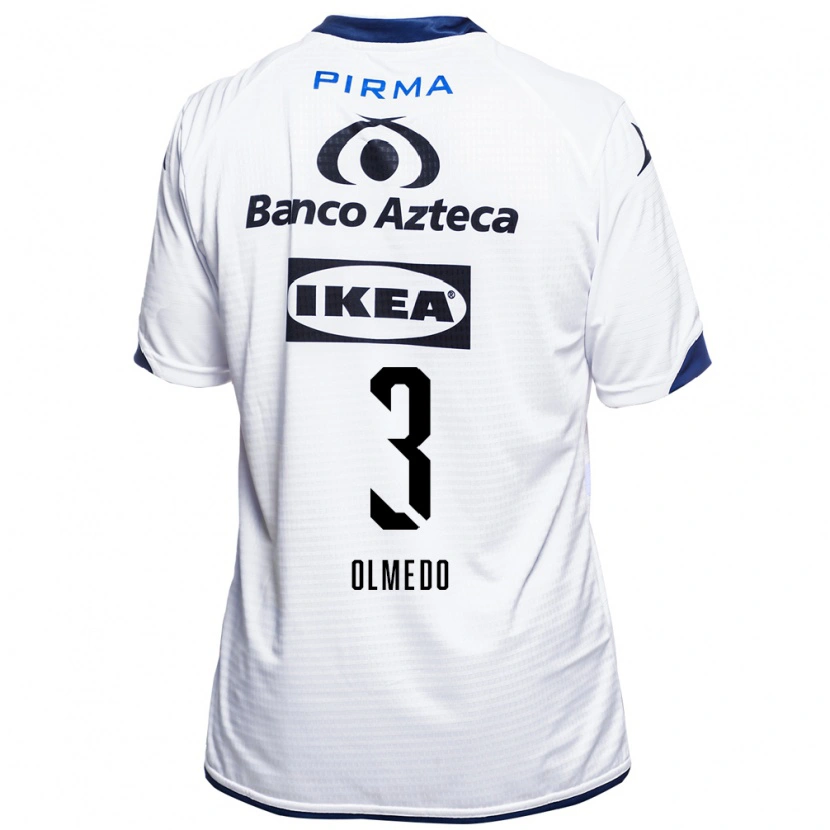 Danxen Barn Sebastián Olmedo #3 Vit Svart Blå Hemmatröja Matchtröjor 2026/27 Tröjor T-Tröja