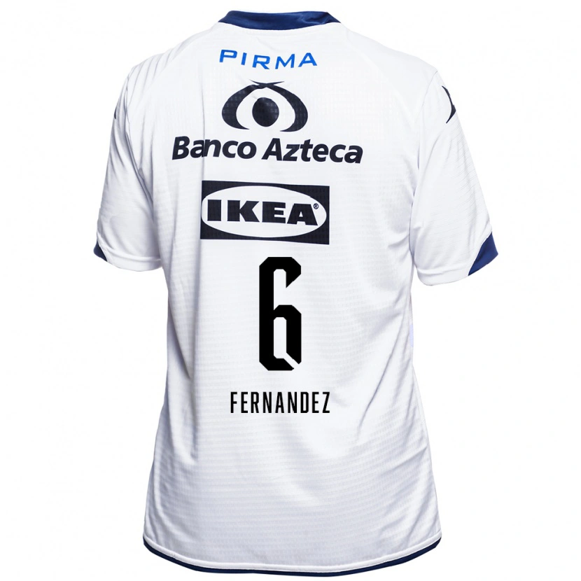 Danxen Barn Liliana Fernández #6 Vit Svart Blå Hemmatröja Matchtröjor 2026/27 Tröjor T-Tröja