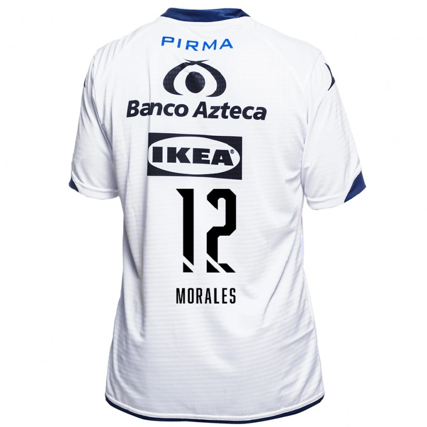 Danxen Barn Karla Morales #12 Vit Svart Blå Hemmatröja Matchtröjor 2026/27 Tröjor T-Tröja