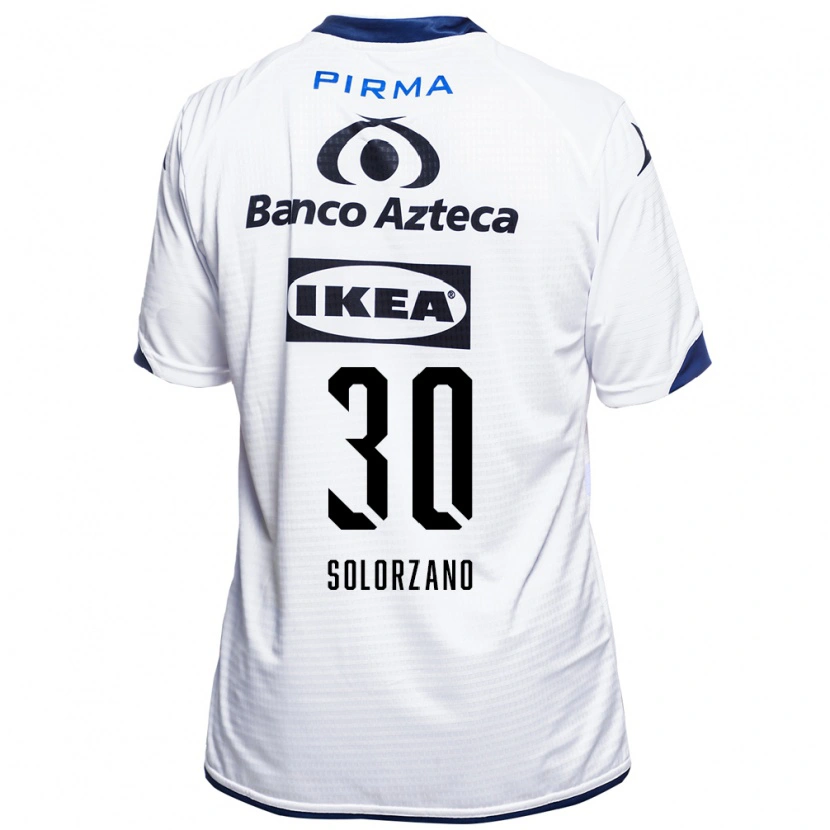 Danxen Barn Aisha Solórzano #30 Vit Svart Blå Hemmatröja Matchtröjor 2026/27 Tröjor T-Tröja