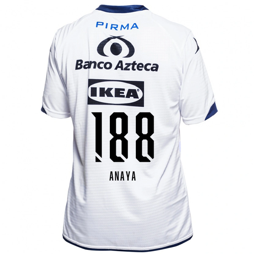 Danxen Barn Mario Anaya #188 Vit Svart Blå Hemmatröja Matchtröjor 2026/27 Tröjor T-Tröja
