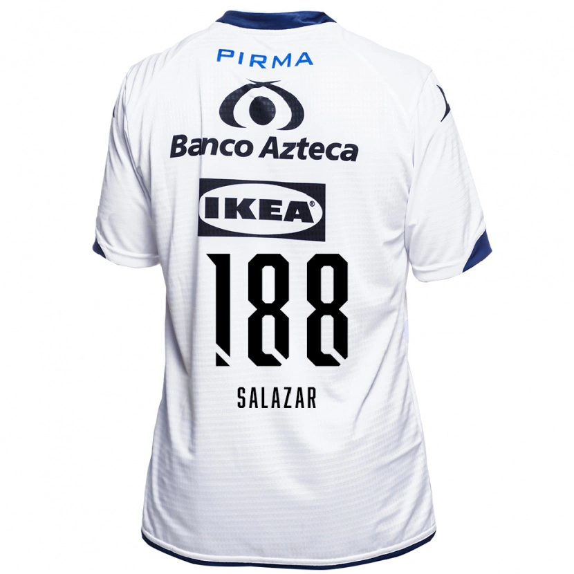 Danxen Barn Ronaldo Salazar #188 Vit Svart Blå Hemmatröja Matchtröjor 2026/27 Tröjor T-Tröja