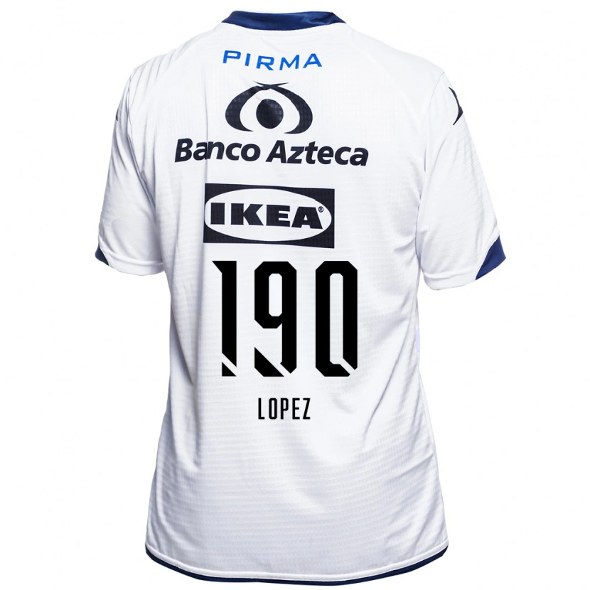 Danxen Barn Josué López #190 Vit Svart Blå Hemmatröja Matchtröjor 2026/27 Tröjor T-Tröja