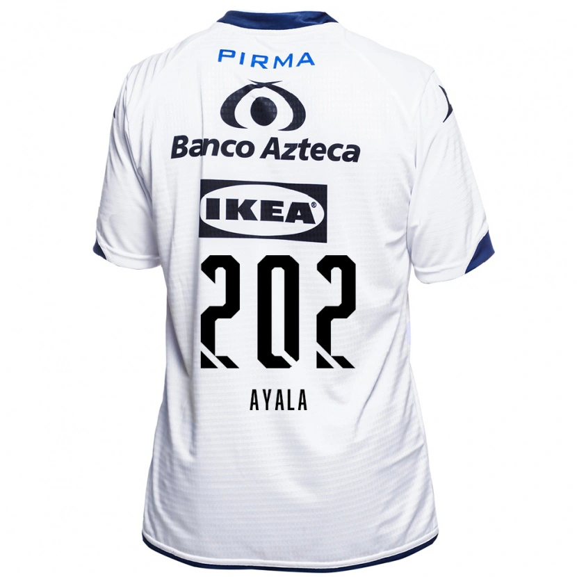 Danxen Barn Diego Ayala #202 Vit Svart Blå Hemmatröja Matchtröjor 2026/27 Tröjor T-Tröja