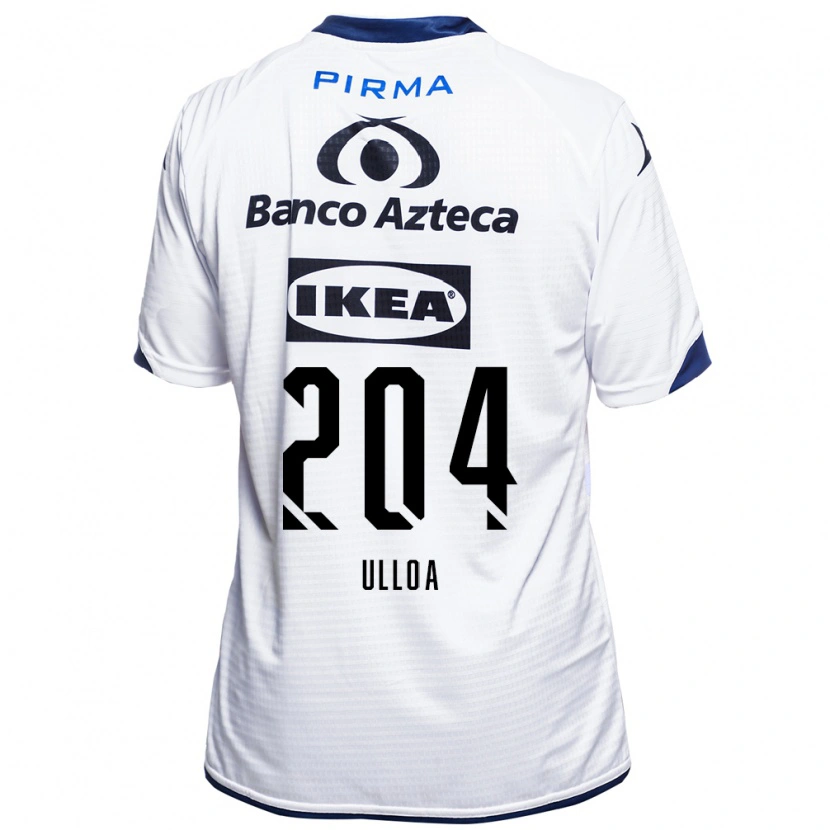 Danxen Barn Santiago Ulloa #204 Vit Svart Blå Hemmatröja Matchtröjor 2026/27 Tröjor T-Tröja