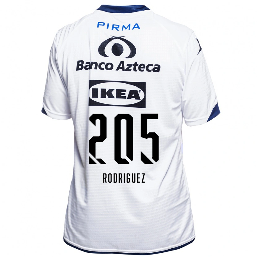 Danxen Barn Alberto Rodríguez #205 Vit Svart Blå Hemmatröja Matchtröjor 2026/27 Tröjor T-Tröja