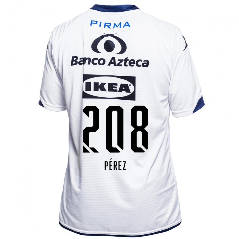 Danxen Barn Osvaldo Pérez #208 Vit Svart Blå Hemmatröja Matchtröjor 2026/27 Tröjor T-Tröja