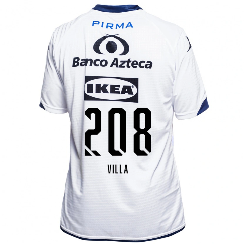 Danxen Barn Patrick Villa #208 Vit Svart Blå Hemmatröja Matchtröjor 2026/27 Tröjor T-Tröja