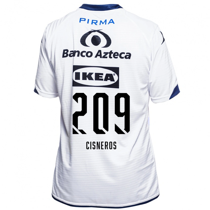 Danxen Barn Elisvan Cisneros #209 Vit Svart Blå Hemmatröja Matchtröjor 2026/27 Tröjor T-Tröja