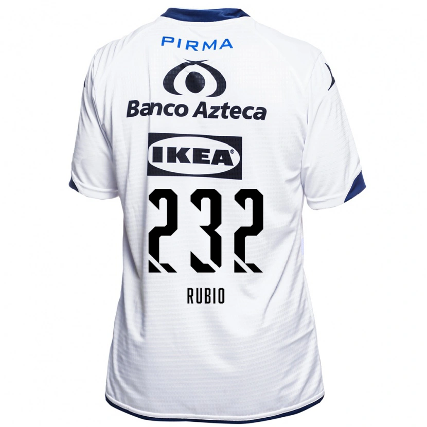 Danxen Barn Gregorio Rubio #232 Vit Svart Blå Hemmatröja Matchtröjor 2026/27 Tröjor T-Tröja