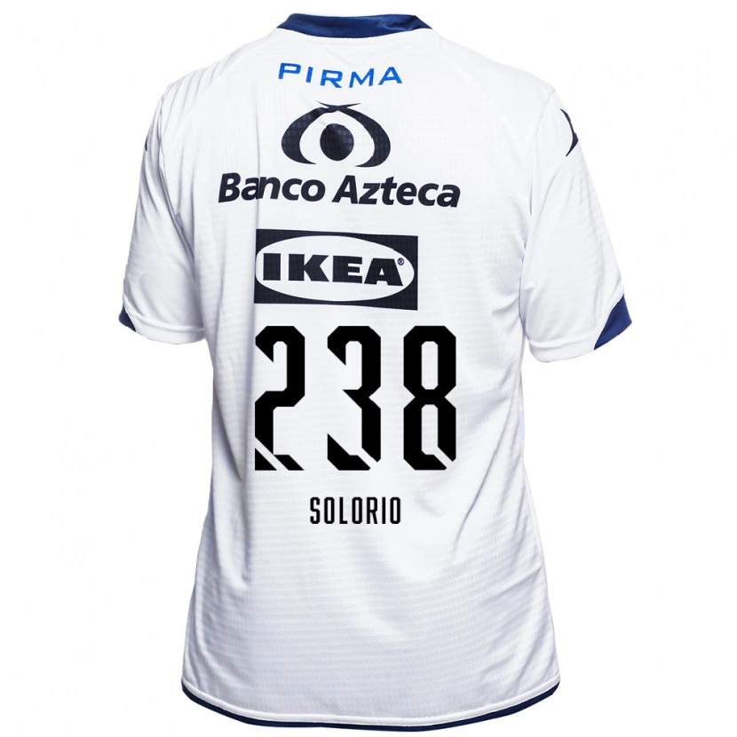 Danxen Barn Héctor Solorio #238 Vit Svart Blå Hemmatröja Matchtröjor 2026/27 Tröjor T-Tröja