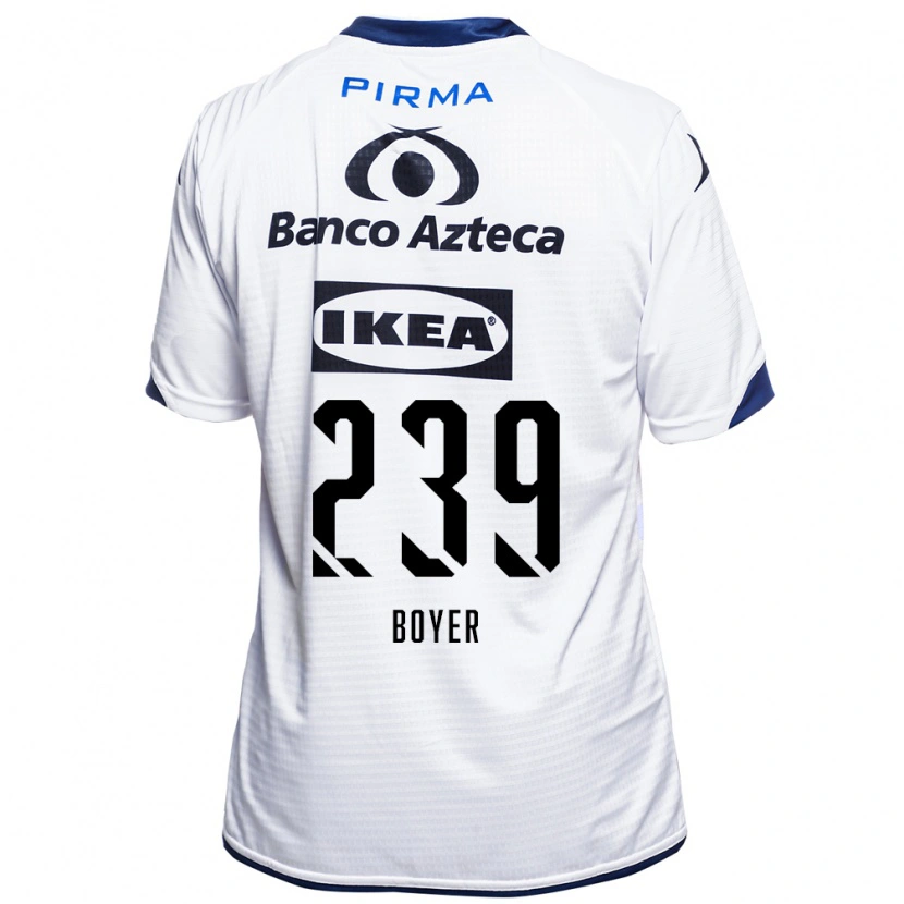 Danxen Barn Mateo Boyer #239 Vit Svart Blå Hemmatröja Matchtröjor 2026/27 Tröjor T-Tröja