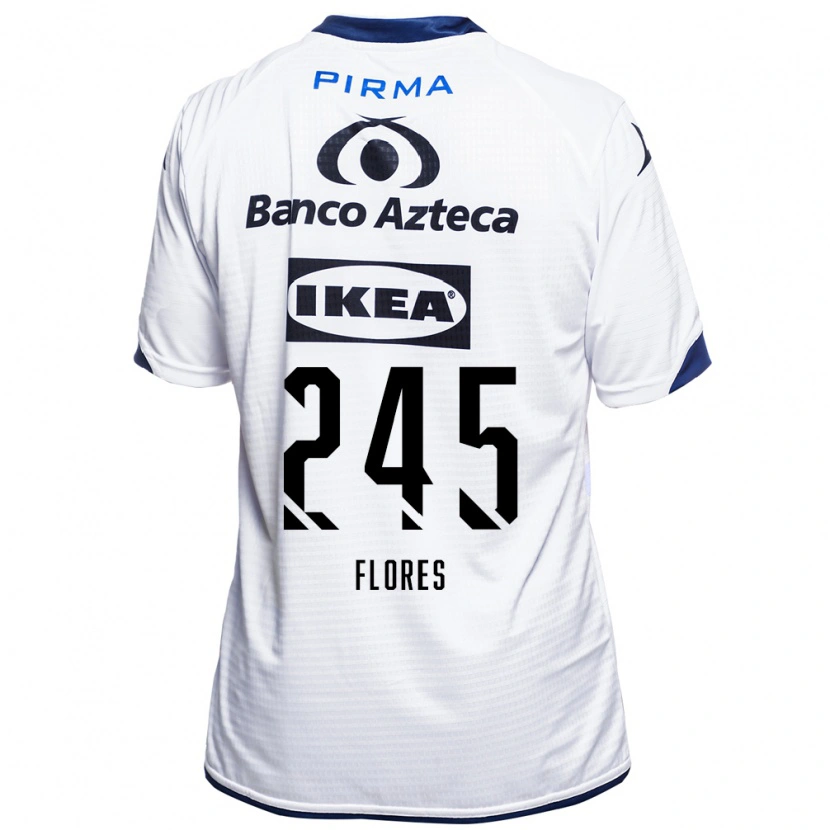 Danxen Barn José Flores #245 Vit Svart Blå Hemmatröja Matchtröjor 2026/27 Tröjor T-Tröja