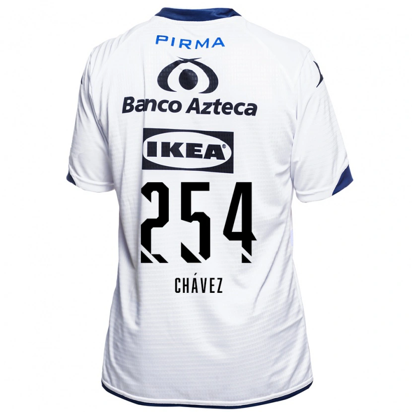 Danxen Barn José Chávez #254 Vit Svart Blå Hemmatröja Matchtröjor 2026/27 Tröjor T-Tröja