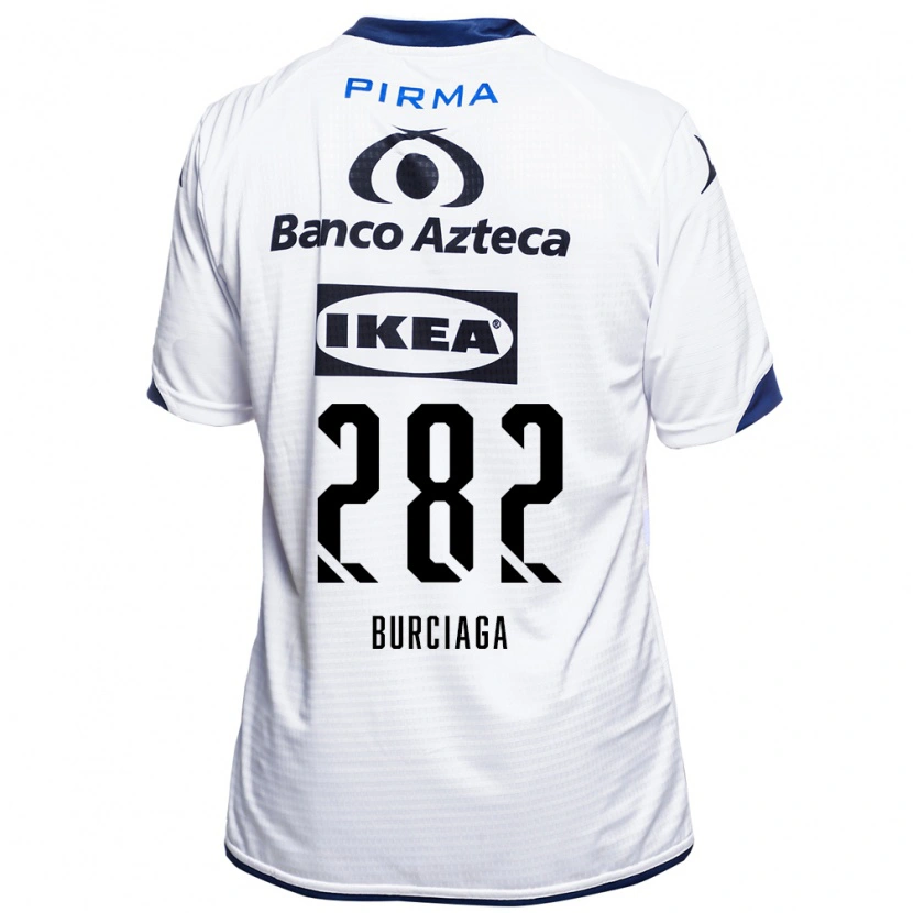 Danxen Barn Emiliano Burciaga #282 Vit Svart Blå Hemmatröja Matchtröjor 2026/27 Tröjor T-Tröja