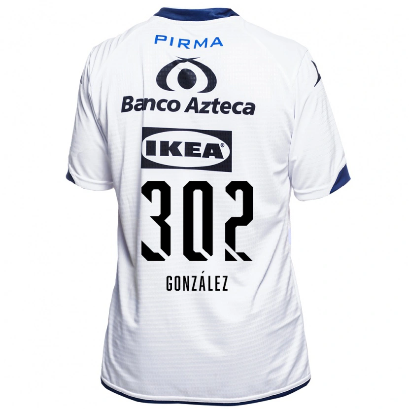 Danxen Barn Mateo González #302 Vit Svart Blå Hemmatröja Matchtröjor 2026/27 Tröjor T-Tröja