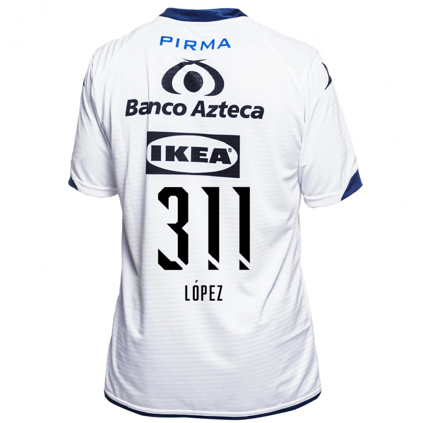Danxen Barn Aldo López #311 Vit Svart Blå Hemmatröja Matchtröjor 2026/27 Tröjor T-Tröja