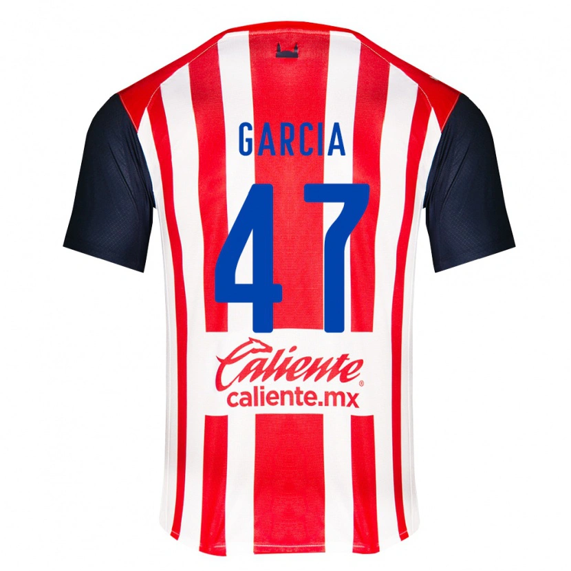 Danxen Barn Gael García #47 Röd Svart Vit Hemmatröja Matchtröjor 2026/27 Tröjor T-Tröja