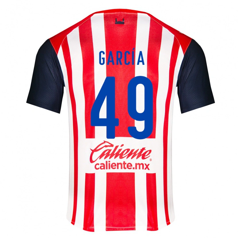 Danxen Barn Gilberto García #49 Röd Svart Vit Hemmatröja Matchtröjor 2026/27 Tröjor T-Tröja