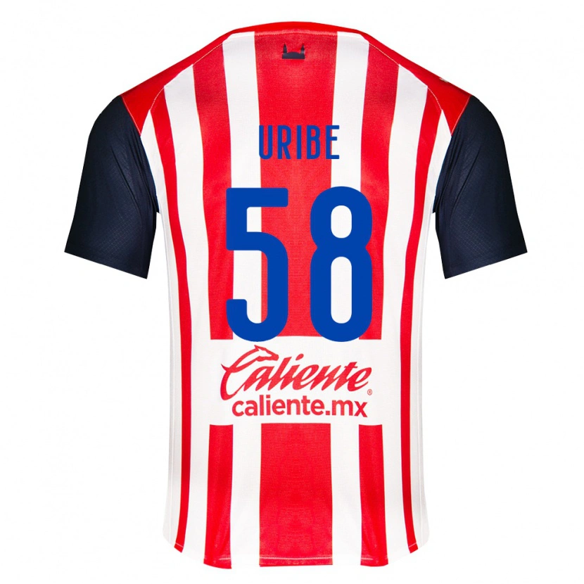 Danxen Barn Juan Uribe #58 Röd Svart Vit Hemmatröja Matchtröjor 2026/27 Tröjor T-Tröja