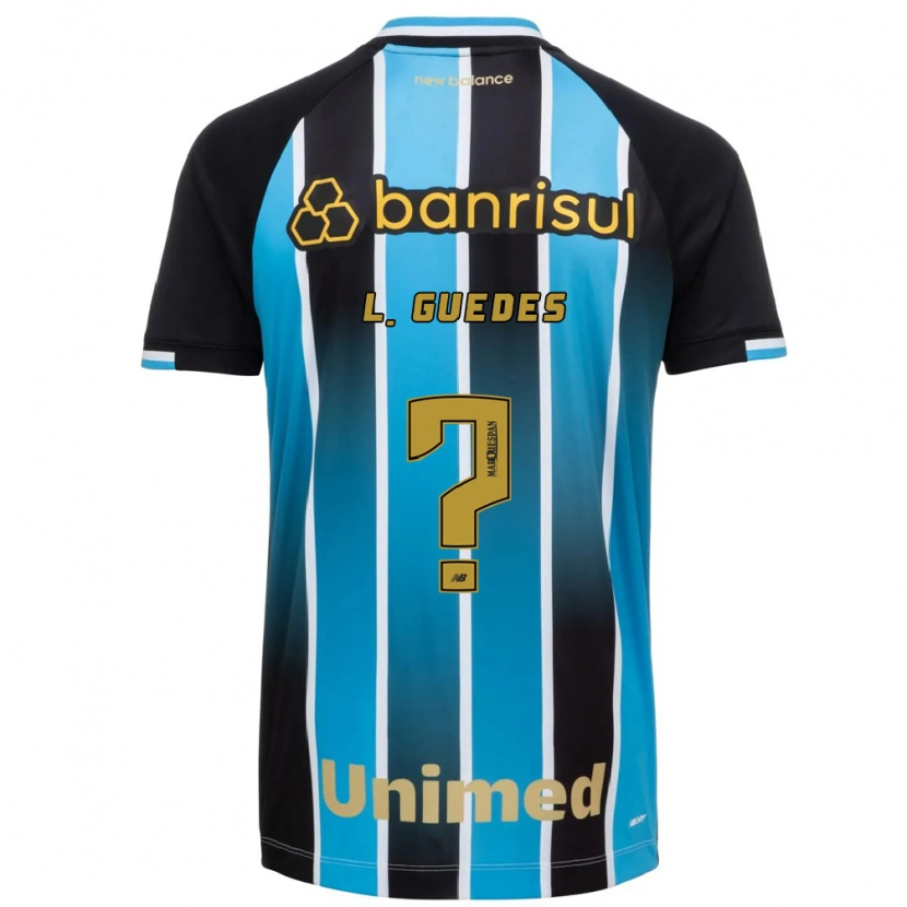 Danxen Barn Luis Guedes #0 Blå Brun Svart Hemmatröja Matchtröjor 2026/27 Tröjor T-Tröja