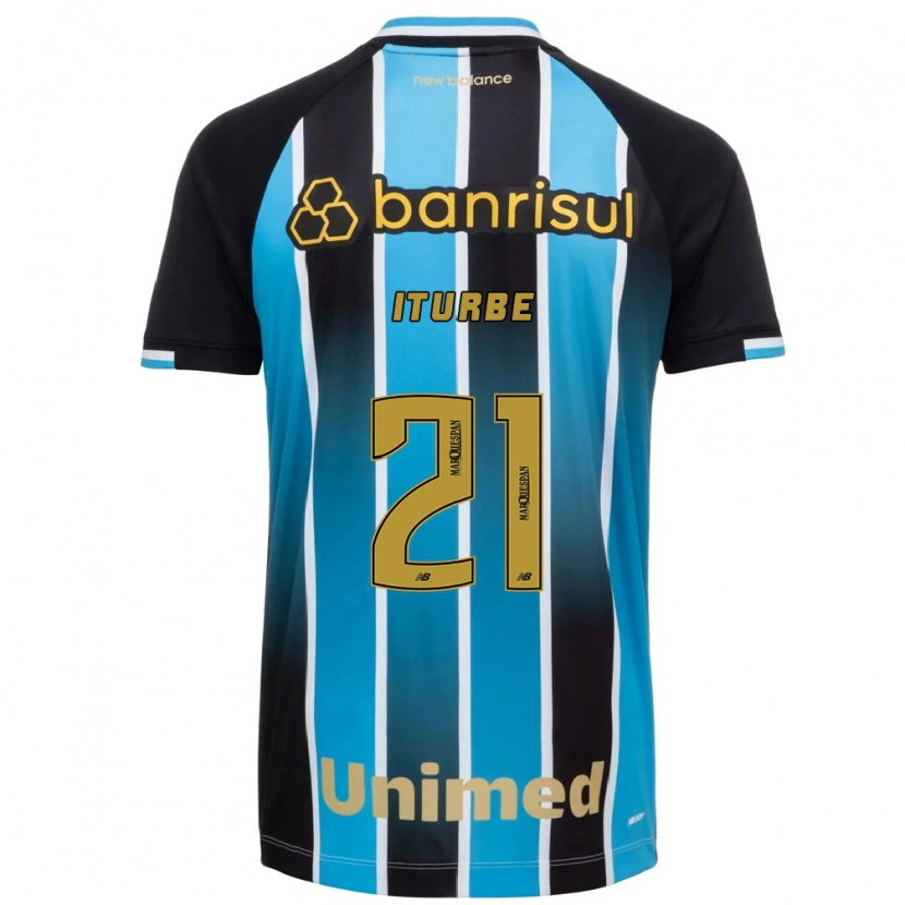 Danxen Barn Juan Iturbe #21 Blå Brun Svart Hemmatröja Matchtröjor 2026/27 Tröjor T-Tröja