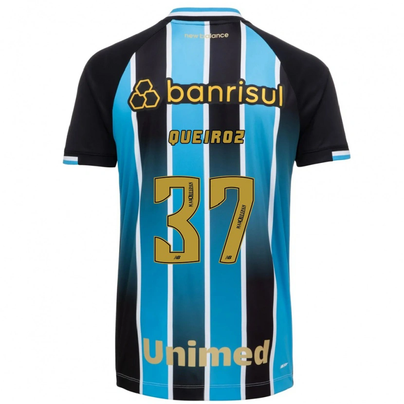 Danxen Barn Du Queiroz #37 Blå Brun Svart Hemmatröja Matchtröjor 2026/27 Tröjor T-Tröja