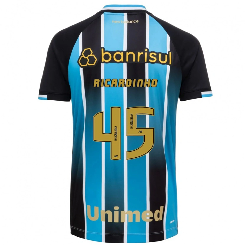Danxen Barn Ricardinho #45 Blå Brun Svart Hemmatröja Matchtröjor 2026/27 Tröjor T-Tröja