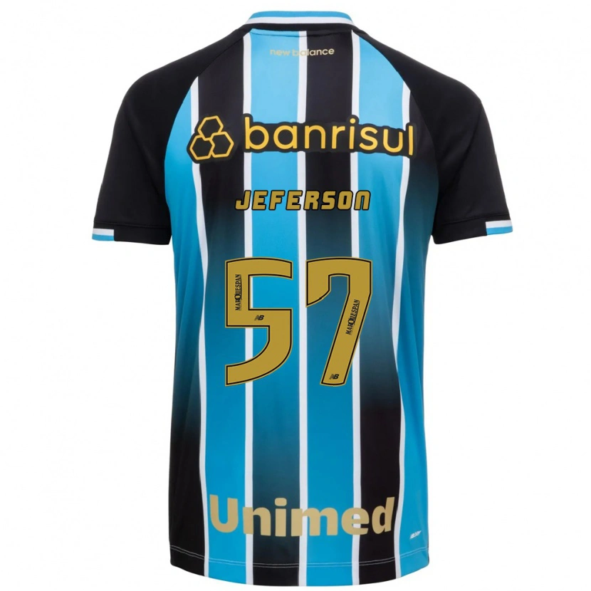 Danxen Barn Jeferson Borges Dos Santos #57 Blå Brun Svart Hemmatröja Matchtröjor 2026/27 Tröjor T-Tröja