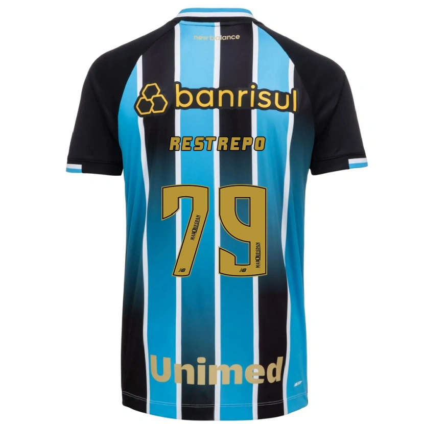 Danxen Barn Kelly Restrepo #79 Blå Brun Svart Hemmatröja Matchtröjor 2026/27 Tröjor T-Tröja