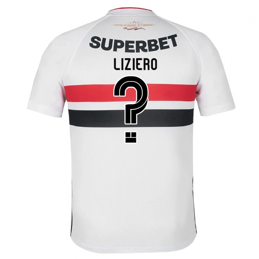 Danxen Barn Liziero #0 Vit Röd Svart Hemmatröja Matchtröjor 2026/27 Tröjor T-Tröja