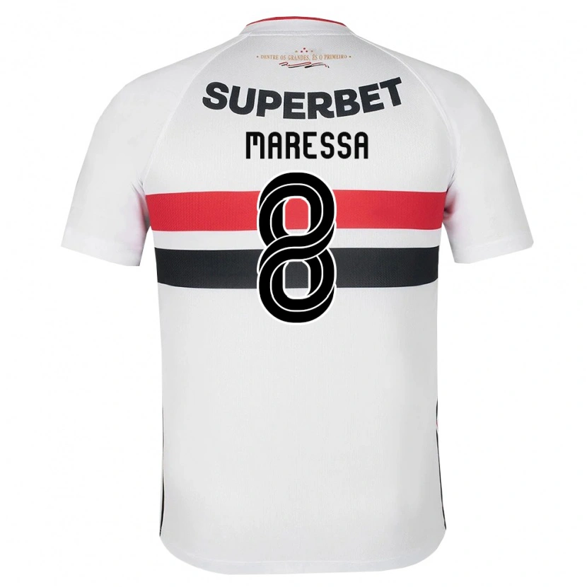 Danxen Barn Maressa #8 Vit Röd Svart Hemmatröja Matchtröjor 2026/27 Tröjor T-Tröja
