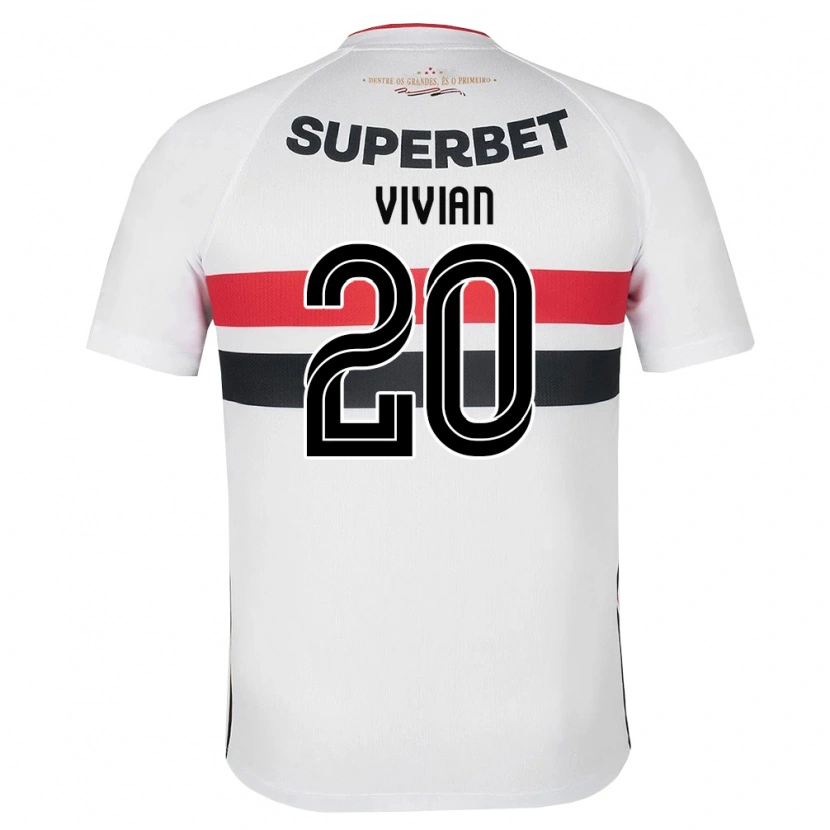 Danxen Barn Vivian #20 Vit Röd Svart Hemmatröja Matchtröjor 2026/27 Tröjor T-Tröja