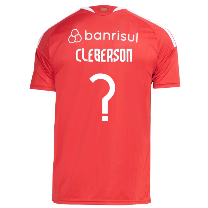 Danxen Barn Cleberson #0 Röd Vit Hemmatröja Matchtröjor 2026/27 Tröjor T-Tröja