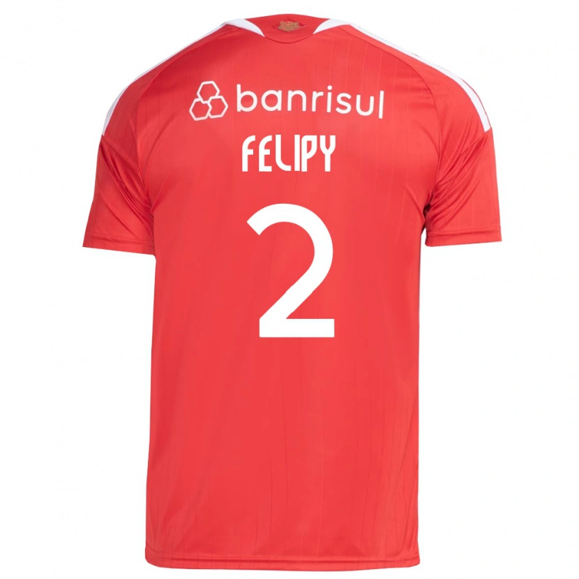 Danxen Barn Luis Felipy #2 Röd Vit Hemmatröja Matchtröjor 2026/27 Tröjor T-Tröja