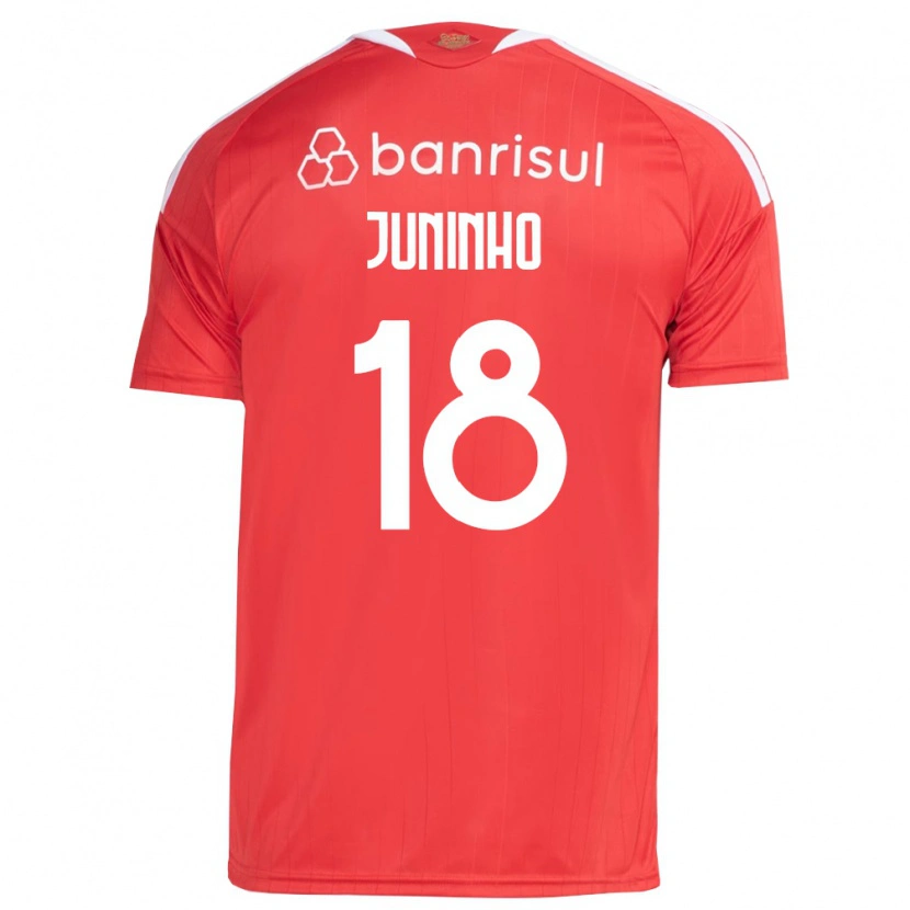 Danxen Barn Juninho #18 Röd Vit Hemmatröja Matchtröjor 2026/27 Tröjor T-Tröja