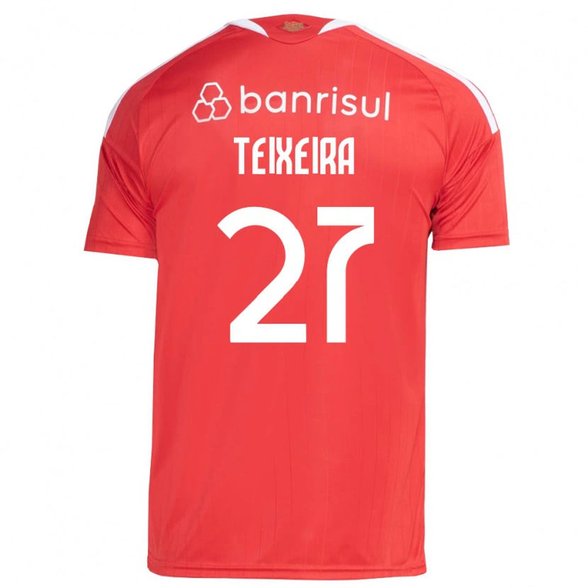 Danxen Barn Danny Teixeira #27 Röd Vit Hemmatröja Matchtröjor 2026/27 Tröjor T-Tröja