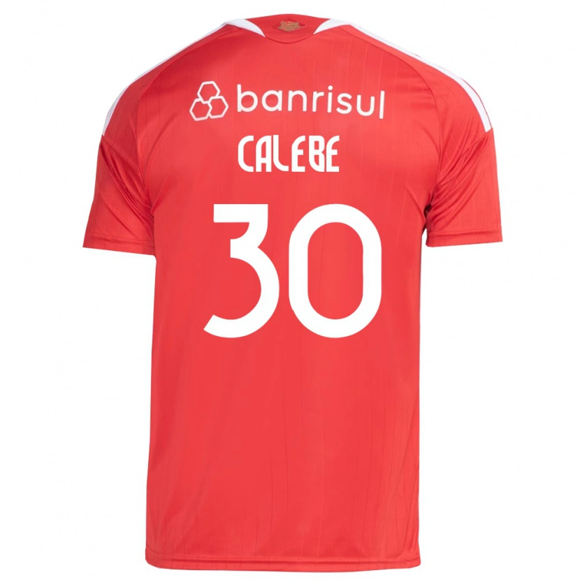 Danxen Barn Calebe Goncalves Ferreira Da Silva #30 Röd Vit Hemmatröja Matchtröjor 2026/27 Tröjor T-Tröja