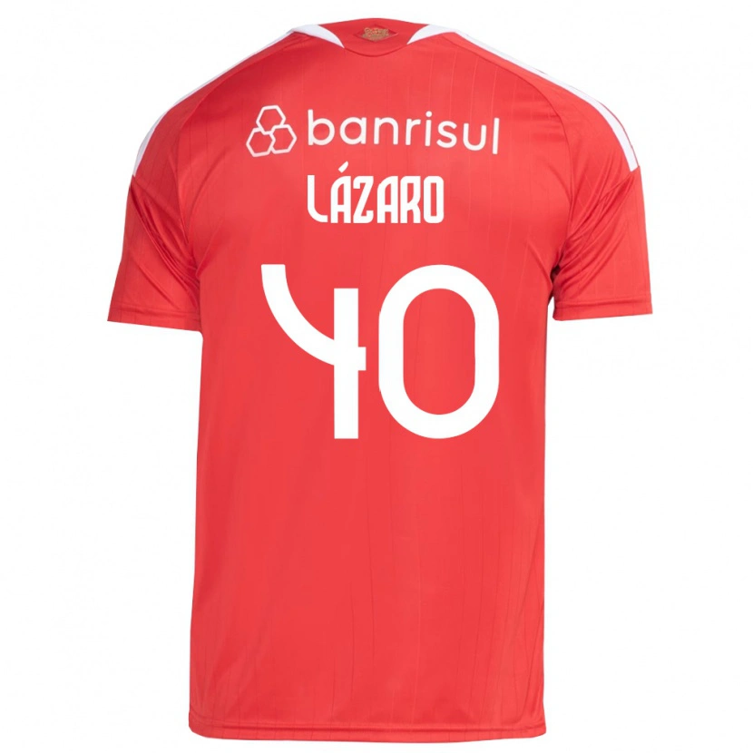Danxen Barn Lázaro Gonçalves Do Nascimento Junior #40 Röd Vit Hemmatröja Matchtröjor 2026/27 Tröjor T-Tröja