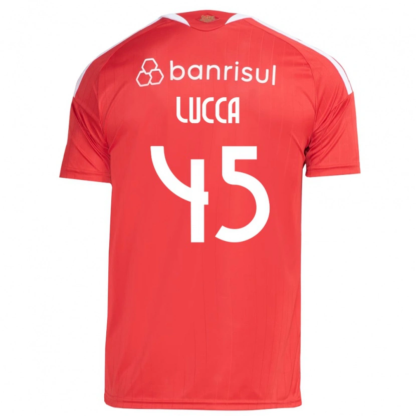 Danxen Barn Lucca #45 Röd Vit Hemmatröja Matchtröjor 2026/27 Tröjor T-Tröja