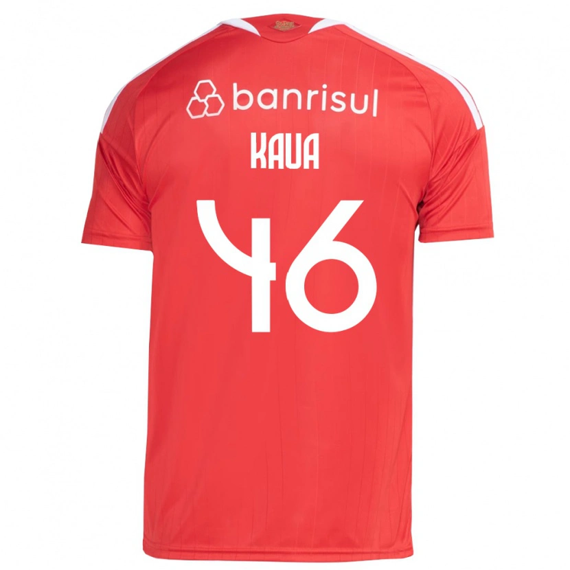 Danxen Barn Pedro Kauã #46 Röd Vit Hemmatröja Matchtröjor 2026/27 Tröjor T-Tröja