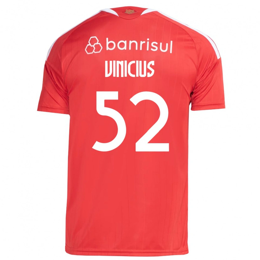 Danxen Barn Gabriel Vinicius #52 Röd Vit Hemmatröja Matchtröjor 2026/27 Tröjor T-Tröja