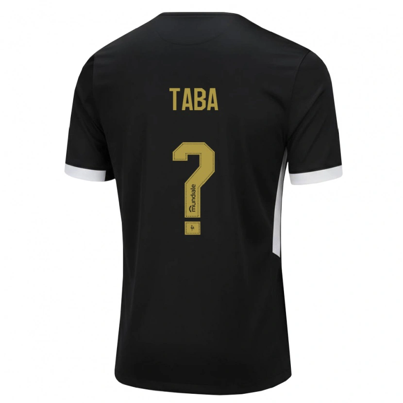Danxen Barn Taba #0 Svart Vit Gul Hemmatröja Matchtröjor 2026/27 Tröjor T-Tröja