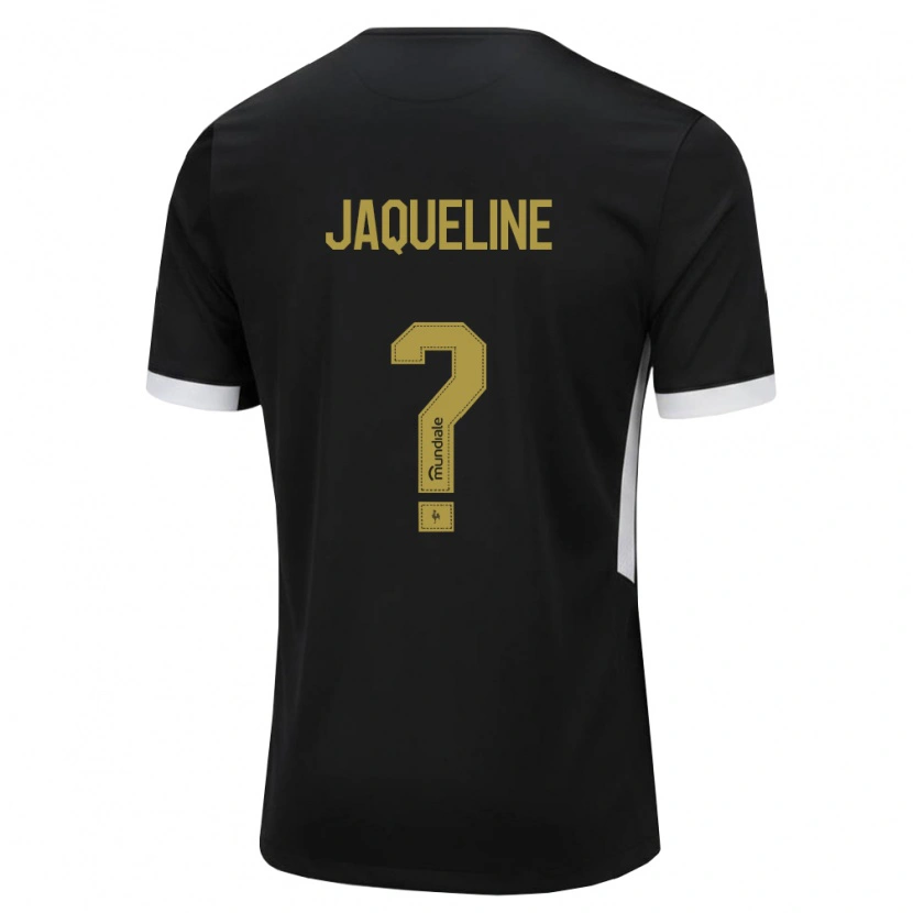 Danxen Barn Jaqueline #0 Svart Vit Gul Hemmatröja Matchtröjor 2026/27 Tröjor T-Tröja