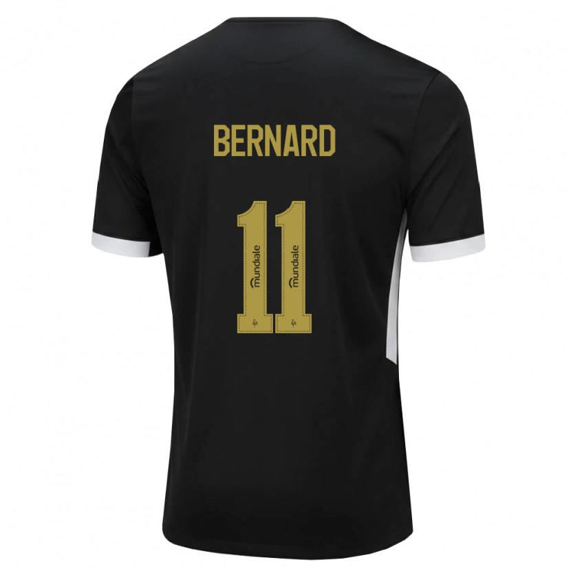 Danxen Barn Bernard Anício Caldeira Duarte #11 Svart Vit Gul Hemmatröja Matchtröjor 2026/27 Tröjor T-Tröja