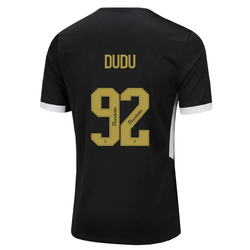 Danxen Barn Dudu #92 Svart Vit Gul Hemmatröja Matchtröjor 2026/27 Tröjor T-Tröja