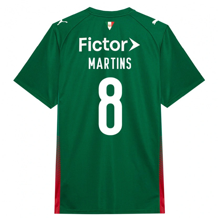Danxen Barn Diany Martins #8 Grön Röd Vit Hemmatröja Matchtröjor 2026/27 Tröjor T-Tröja