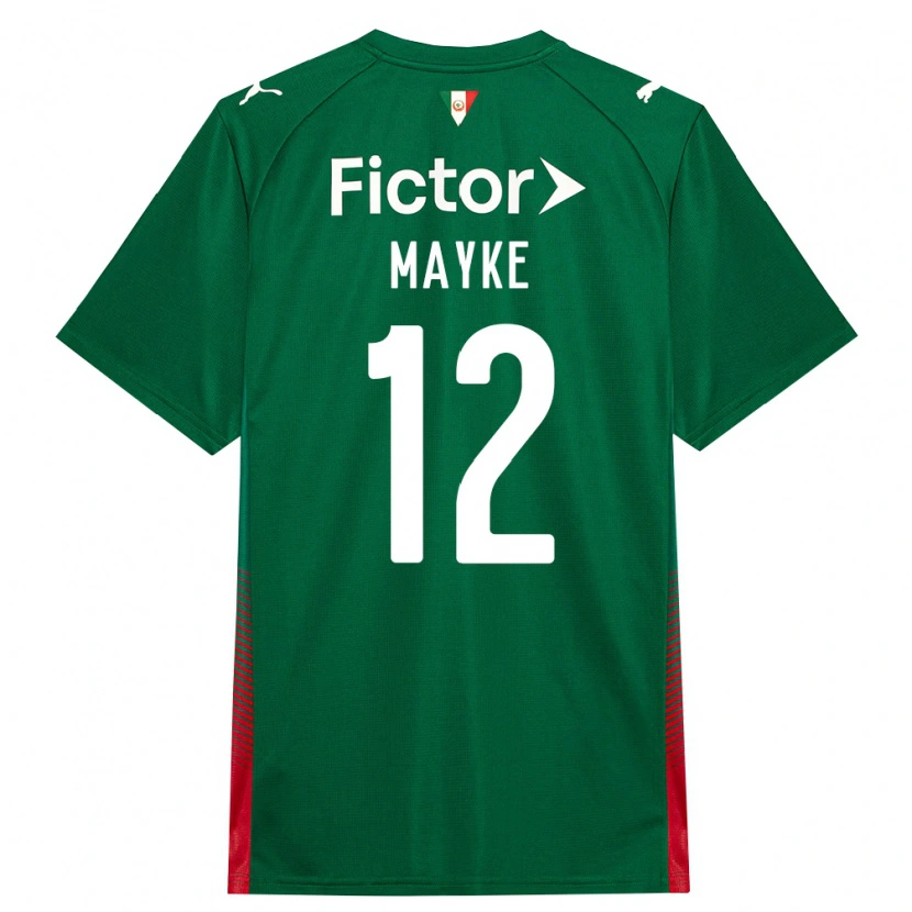 Danxen Barn Mayke #12 Grön Röd Vit Hemmatröja Matchtröjor 2026/27 Tröjor T-Tröja