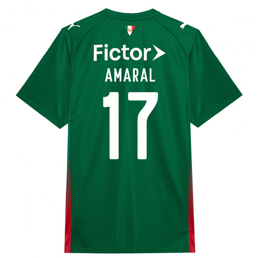 Danxen Barn Isadora Amaral #17 Grön Röd Vit Hemmatröja Matchtröjor 2026/27 Tröjor T-Tröja